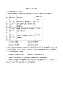 2025—2026学年度山东省潍坊寿光现代中学高一上学期第一次月考历史试题（解析版）