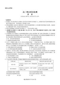 辽宁省点石联考2026届高三上学期期末考试历史试题（PDF版附解析）