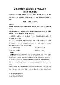 【历史】云南昆明市富民县2025-2026学年高二上学期期末考试试题(学生版+解析版)
