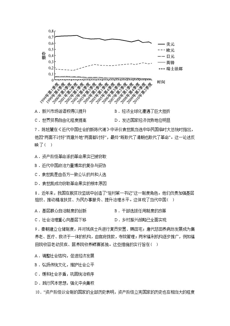 内蒙古鄂尔多斯市第一中学2025-2026学年高二下学期开学考试历史试题含答案第2页