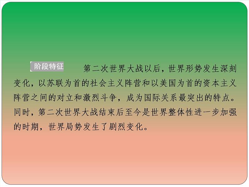 2019届二轮复习:第14讲 二战后的世界——政治多极化与经济全球化下的世界 【课件】(105张)04