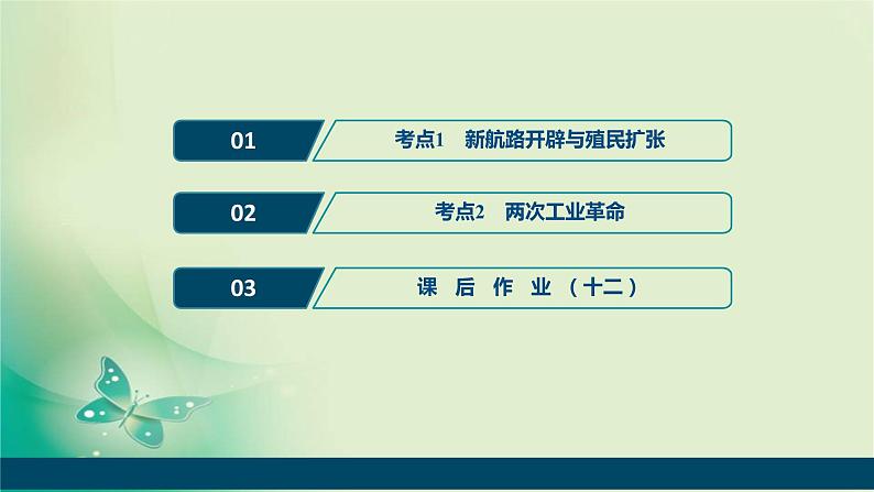 2020届二轮复习 专题十二 走向世界的资本主义市场 课件(38张)(浙江专用)02
