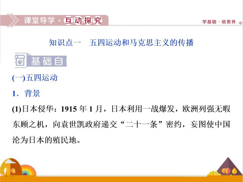 （新）统编版历史必修上册课件：第21课　五四运动与中国共产党的诞生04