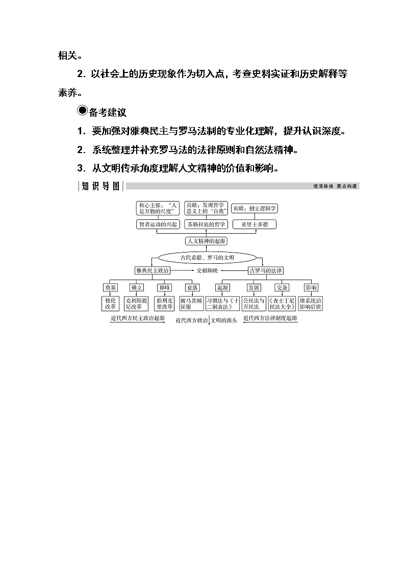 2021高考历史一轮复习教师用书:专题十三第31讲 雅典民主政治第2页