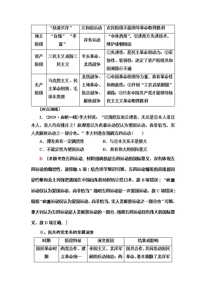 2021版高考历史大一轮复习北师大版讲义:模块1第2单元单元综合提升03