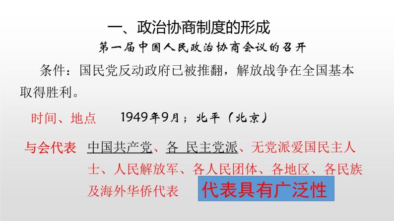 人教版高中历史必修一第 20 课  新中国的民主政治建设 课件02