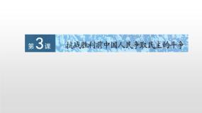 人教版 (新课标)选修2 近代社会的民主思想与实践第3课 抗战胜利前中国人民争取民主的斗争教课内容课件ppt