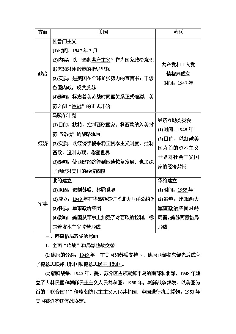 2021版新高考历史(人教版)一轮复习教师用书:模块1第5单元第12讲 当今世界政治格局的多极化趋势02