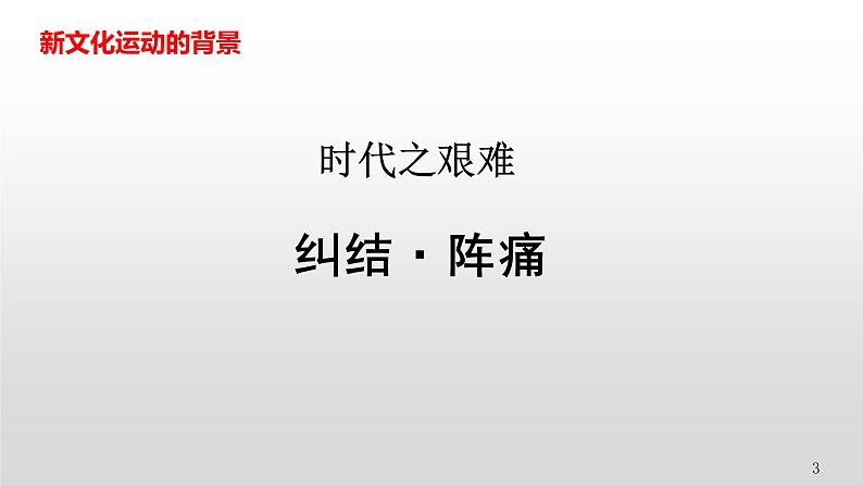 人教版高中历史必修三教学第15课:新文化运动和马克思主义传播 50ppt课件03