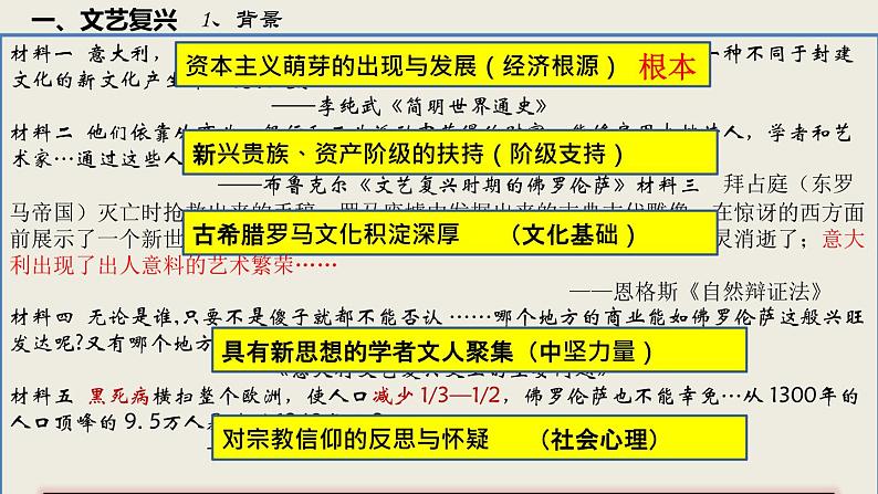 2019-2020学年部编版必修下册:第8课 欧洲的思想解放运动(课件)(42张)05