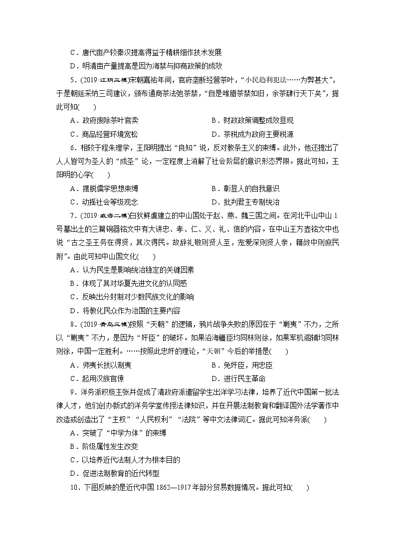 2020新課標(biāo)高考?xì)v史二輪通史練習(xí)：（四）推理、判斷類第2頁(yè)
