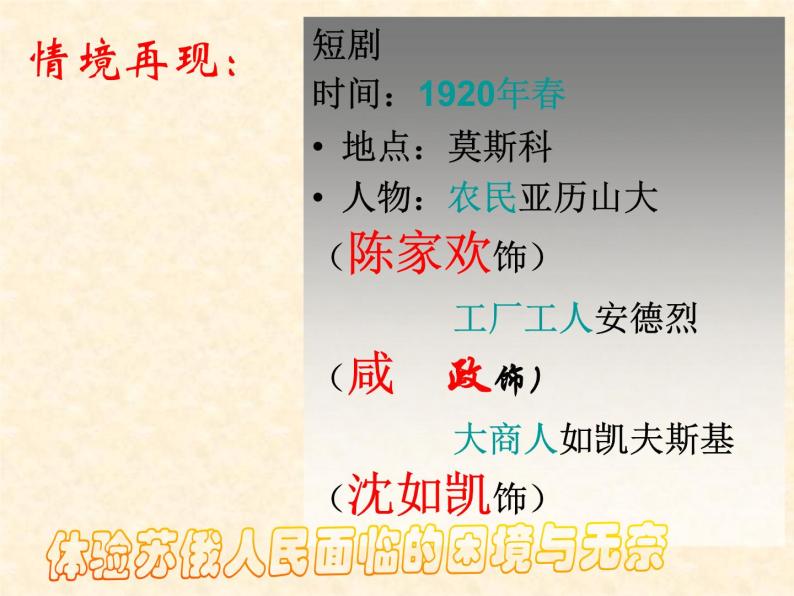 高中历史人教版必修2课件 第20课 从“战时共产主义”到“斯大林模式” 课件207