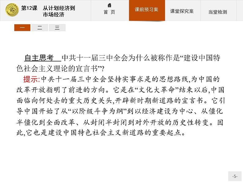 高中历史人教版必修2课件:12 从计划经济到市场经济05