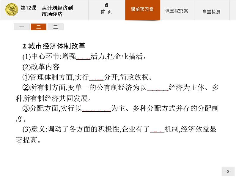 高中历史人教版必修2课件:12 从计划经济到市场经济08