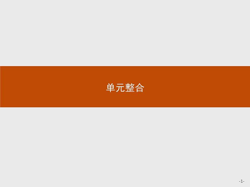高中历史人教版必修3课件:单元整合401