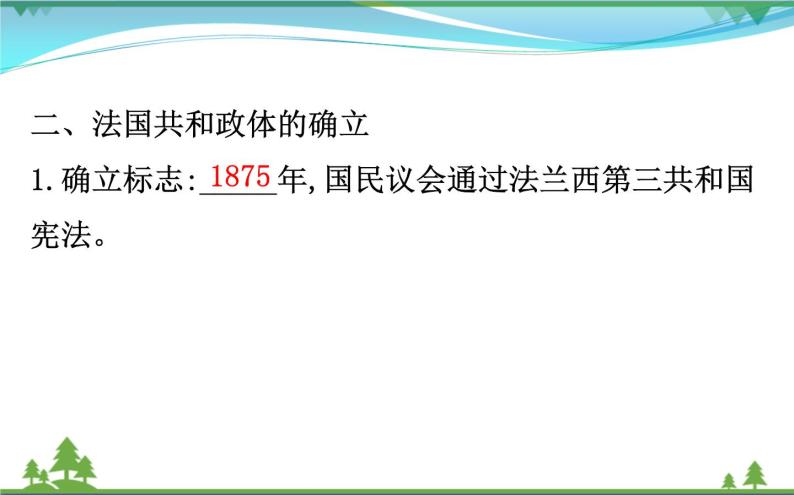 新人教版 必修1高中历史第三单元近代西方资本主义政治制度的确立与发展3.9资本主义政治制度在欧洲大陆的扩展课件05