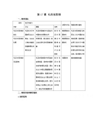 高中历史人教版 (新课标)必修3 文化史第17课 毛泽东思想教学设计及反思