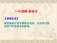 3.3 一代雄狮拿破仑课件 新人教版选修4