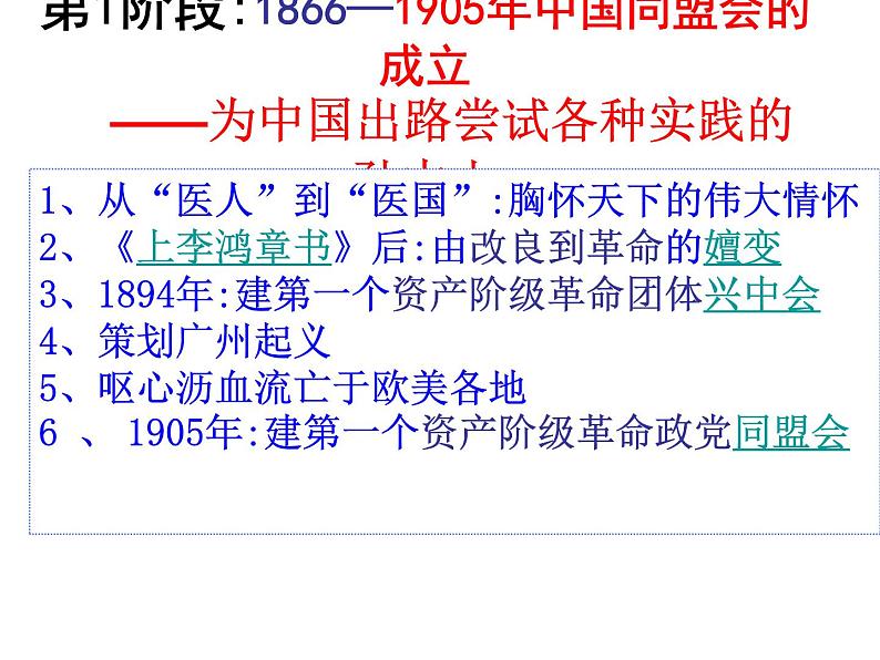 4.1 中国民族民主革命的先行者孙中山 课件4(人教版选修4)06
