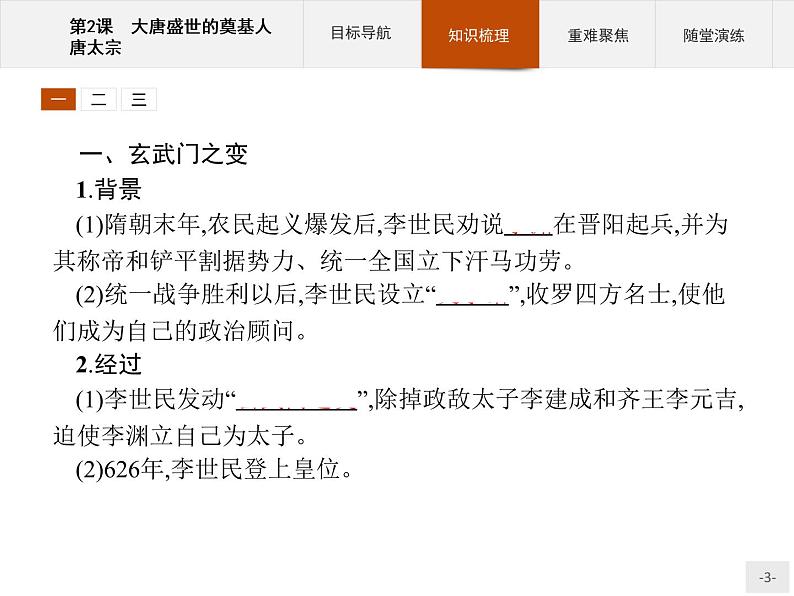 高中历史人教版选修4课件:1.2 大唐盛世的奠基人唐太宗课件03