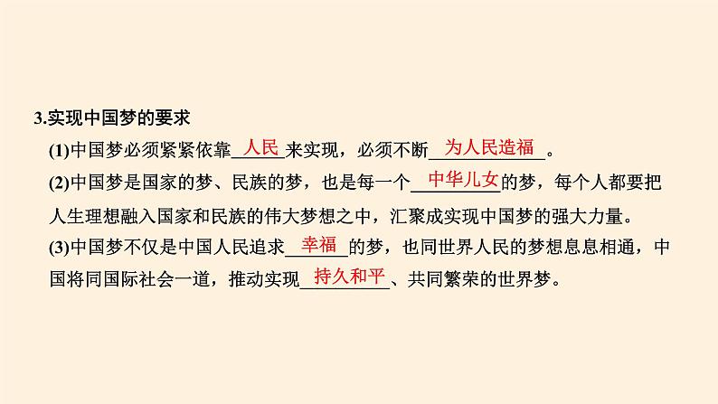 统编版(2019)高中政治必修一 4.2实现中华民族伟大复兴的中国梦 课件06