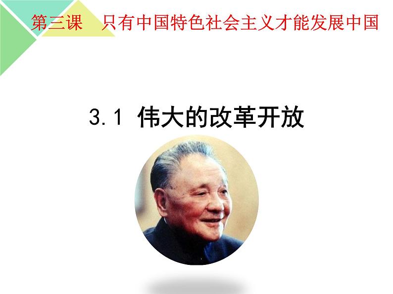 3.1 伟大的改革开放 课件-【新教材】高中政治统编版(2019)必修一(含视频,共36张PPT)02