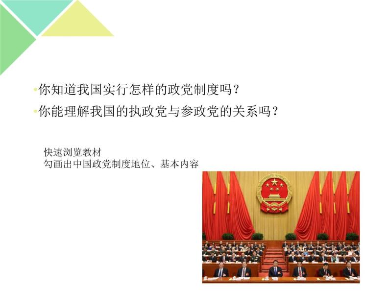 6.1 中国共产党领导的多党合作和政治协商制度 课件06