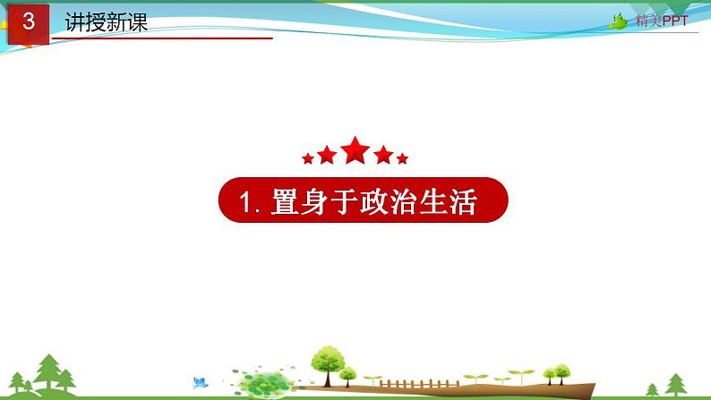 (人教版)高一政治必修二政治同步优质课件 1.3 政治:自觉参与(共26张PPT)04