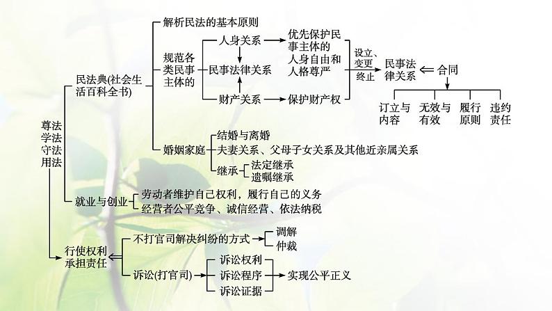 2022届新教材高考政治一轮复习第十五单元民事权利与义务第三十六课在生活中学民法用民法课件部编版第4页