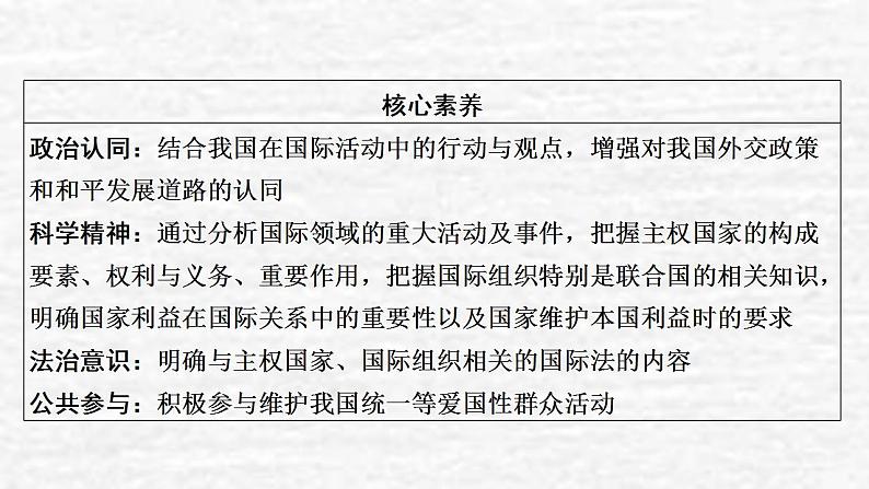 高考政治一轮复习第四单元当代国际社会第9课走近国际社会课件新人教版必修2第3页