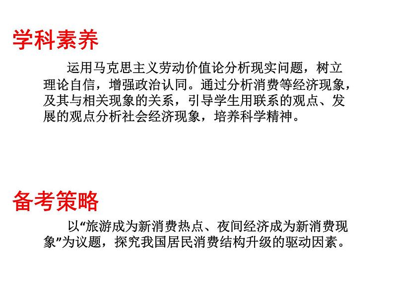 2022届新高考政治一轮专题复习《经济生活》课件:第3课 多彩的消费第3页