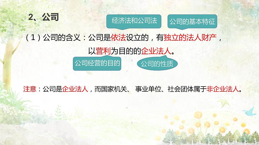 人教版高中政治必修一5.1企業(yè)的經(jīng)營(yíng)(共21張ppt)第6頁(yè)