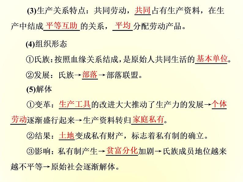 (新教材)2019-2020学年统编版高中政治必修一课件:第一课 第一框 原始社会的解体和阶级社会的演进第5页