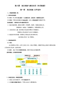 高中政治思品第三單元 就業(yè)與創(chuàng)業(yè)第八課 自主創(chuàng)業(yè)與誠(chéng)信經(jīng)營(yíng)本節(jié)綜合與測(cè)試導(dǎo)學(xué)案及答案
