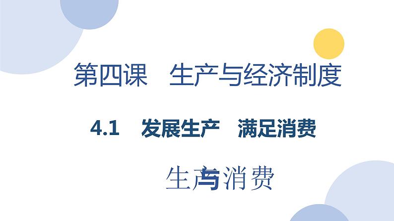 4.1发展生产 满足消费课件PPT01
