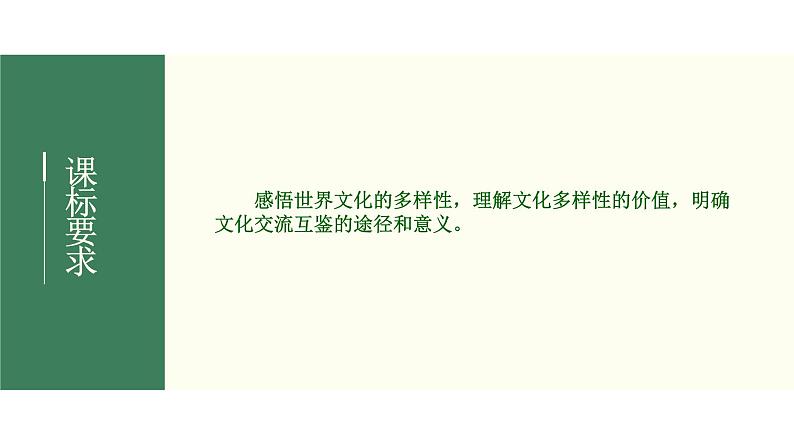 2022届新高考政治一轮专题复习《文化生活》课件:第03课 文化的多样性与文化传播02