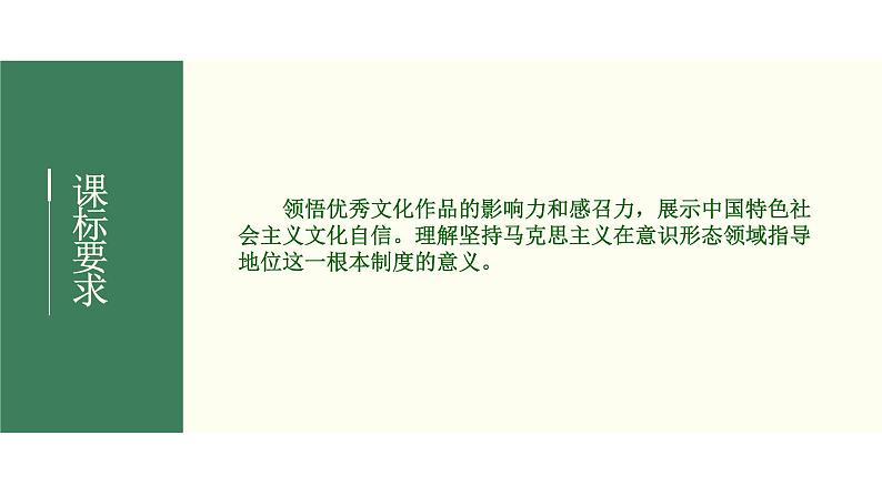 2022届新高考政治一轮专题复习《文化生活》课件:第09课 坚持中国特色社会主义文化发展道路第2页