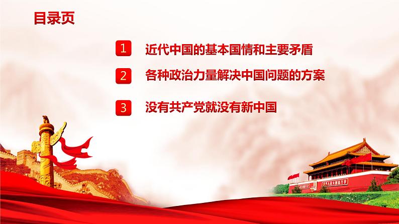 1.1中华人民共和国成立前各种政治力量 课件06
