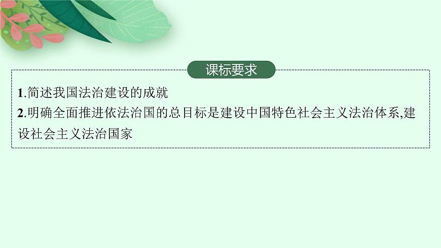 人教版新高考思想政治一輪復(fù)習(xí)課件--治國理政的基本方式第2頁