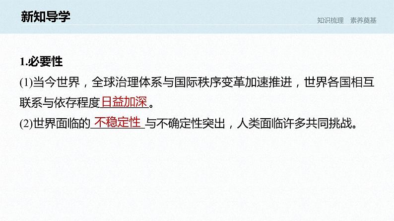 高中思想政治统编版选择性必修1 第二单元 第五课 中国的外交 课时2 构建人类命运共同体 课件(32张PPT)06