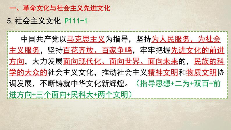 第九课发展中国特色社会主义文化课件-2021-2022学年高中政治统编版必修四07