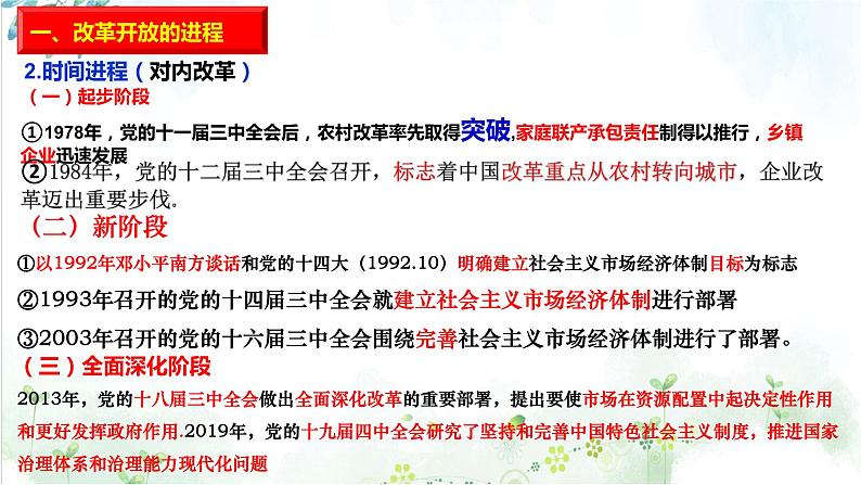 2022届高考政治二轮复习统编版必修一中国特色社会主义 第三课 只有中国特色社会主义才能发展中国课件(27张PPT)第5页