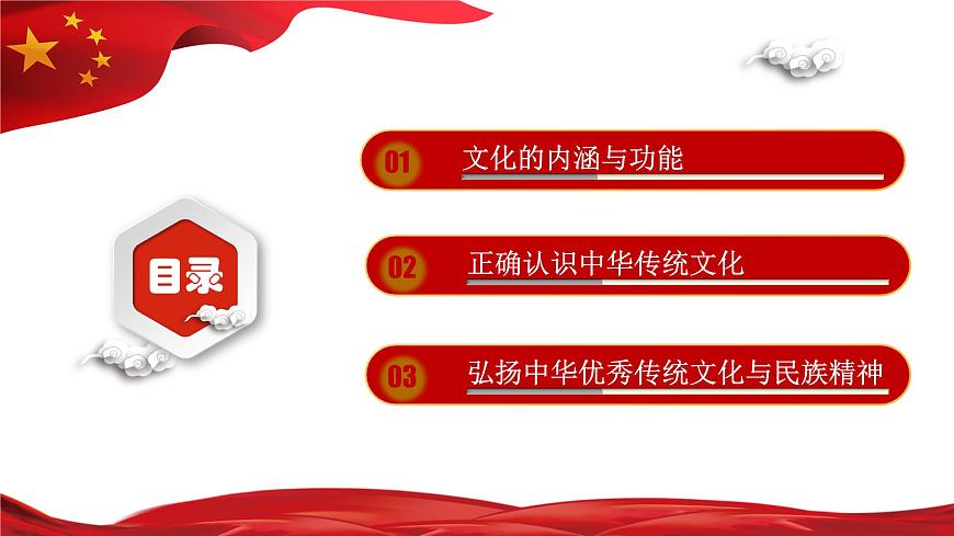 高中政治必修四7.3 弘揚(yáng)中華優(yōu)秀傳統(tǒng)文化與民族精神 課件PPT第3頁(yè)