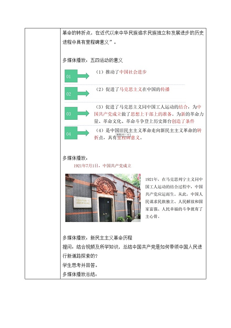 2.1.2《胜利的征程——新民主主义革命》教案第3页