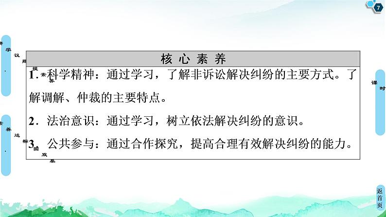 20-21 第4单元 第9课 第1框 认识调解与仲裁第7页