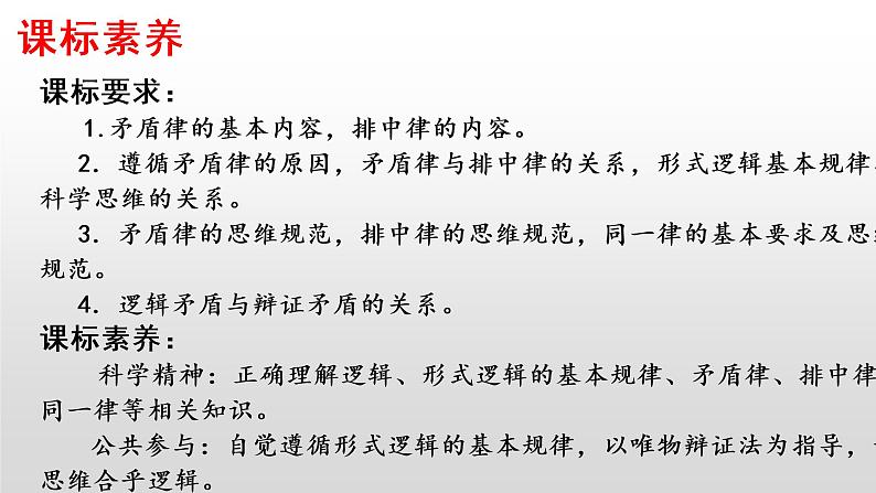 2.2逻辑思维的基本要求课件-2021-2022学年高中政治统编版选择性必修三逻辑与思维第2页