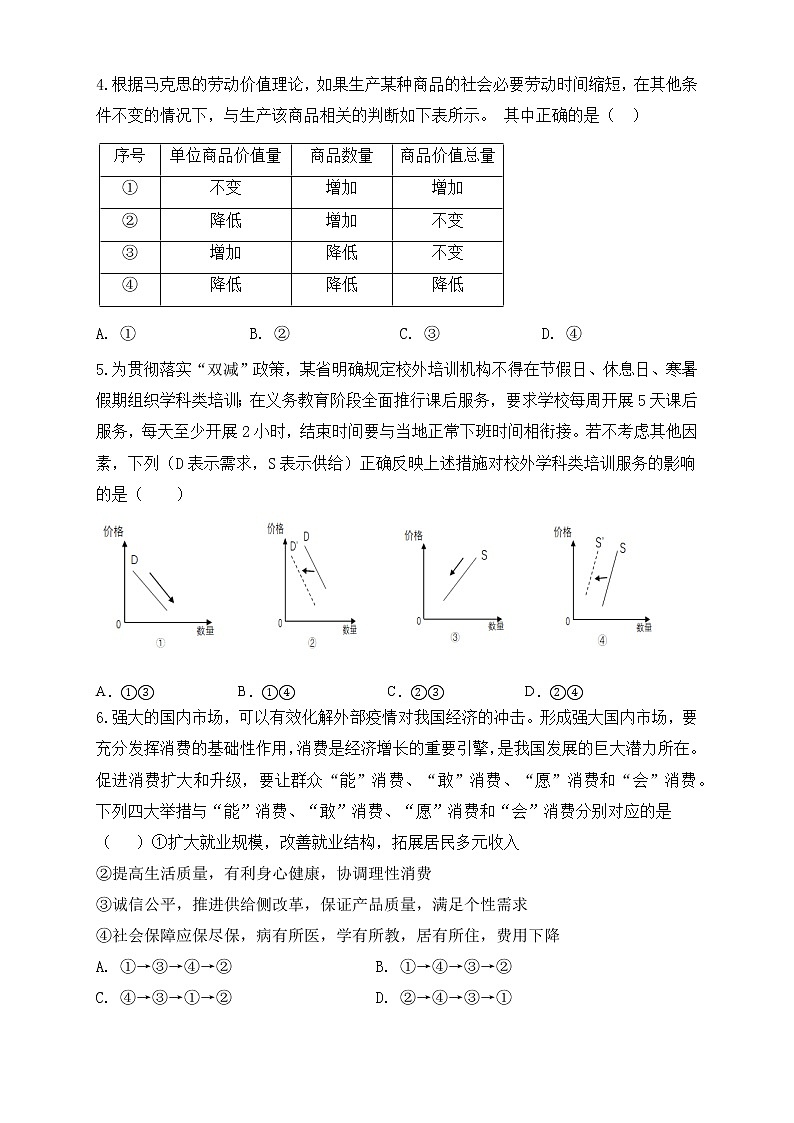陕西省西安市雁塔区第二中学、渭北中学2021-2022学年高二下学期期中联考政治试题(含答案)02