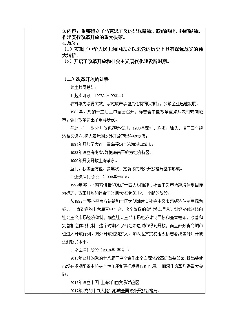 3.1《伟大的改革开放》课件+教案+同步练习02