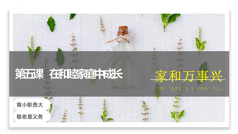 5.1 家和万事兴 课件1选择性必修二法律与生活01