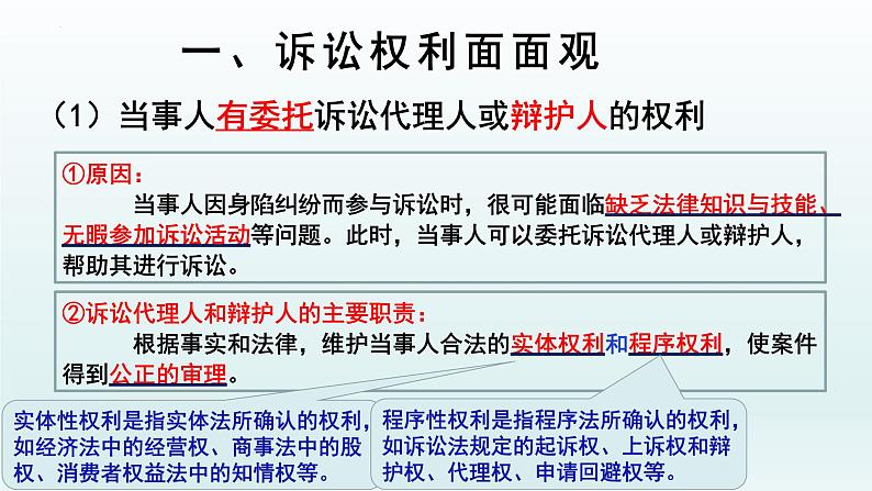 10.1 正确行使诉讼权利 课件1选择性必修2法律与生活第8页